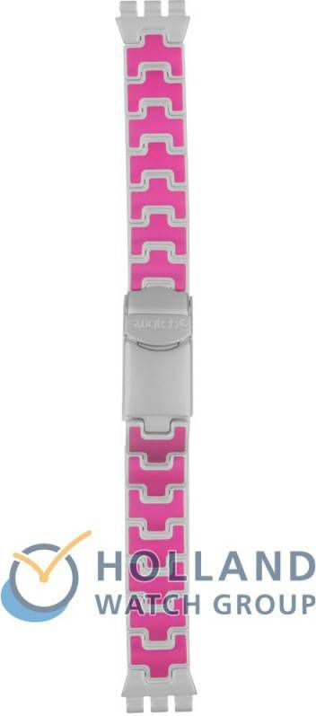 Swatch Irony Medium Strap AYLS4015AG YLS4015AG Don't Cross The Lines Horlogeband