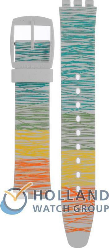 Swatch Straps ASVOW103 SVOW103 Skinesquisse Horlogeband