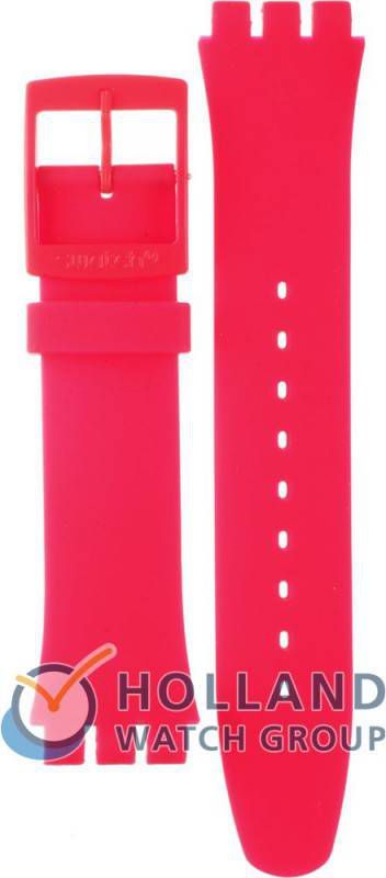 Swatch NewGent Strap ASUOR704 SUOR704 Rubine Rebel Horlogeband