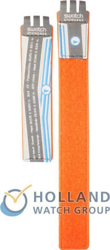 Swatch Fun Boarder Strap ASULN101 SULN101 Jeux De Ligne Horlogeband