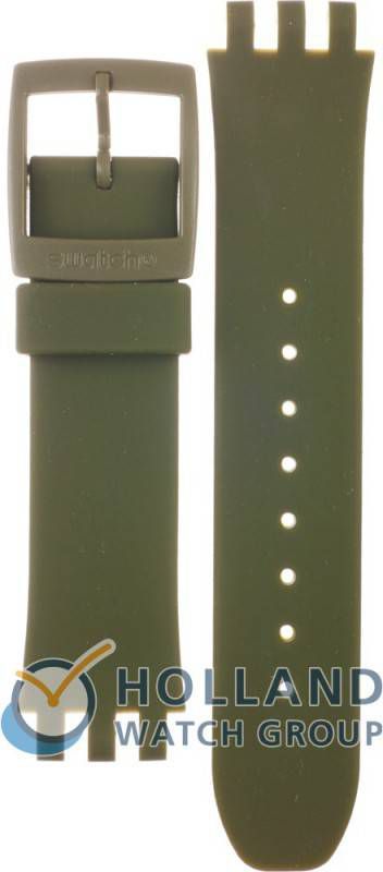 Swatch Chrono Strap ASUIG401 SUIG401 Green Hero Horlogeband