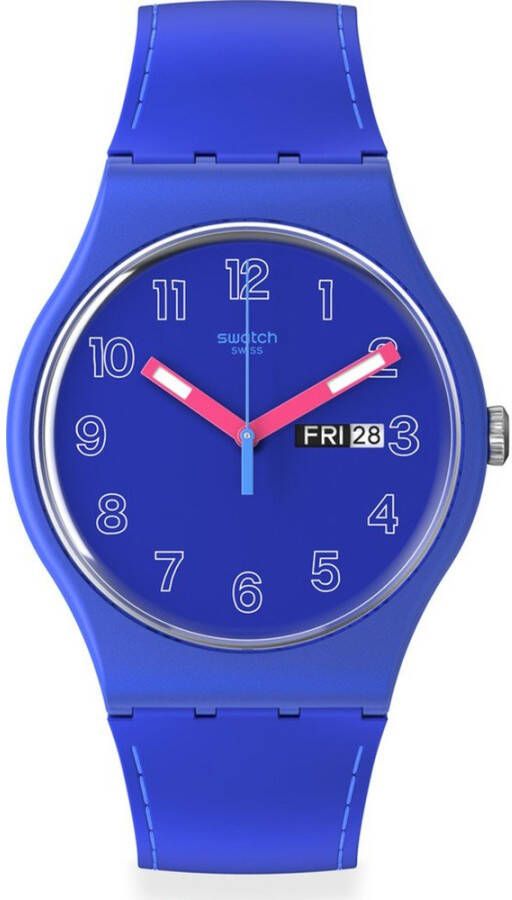 Swatch NewGent SO29N705 Cobalt Disco horloge