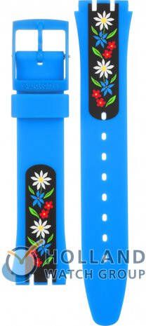 Swatch Standard Gents Strap AGN412 GN412 Edelblau Horlogeband