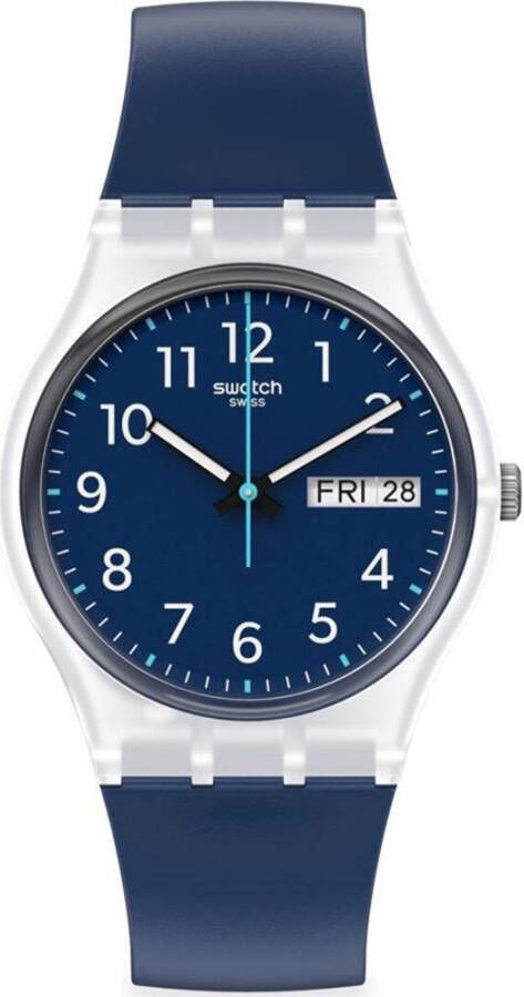 Swatch The Originals GE725 Rinse Repeat Navy horloge