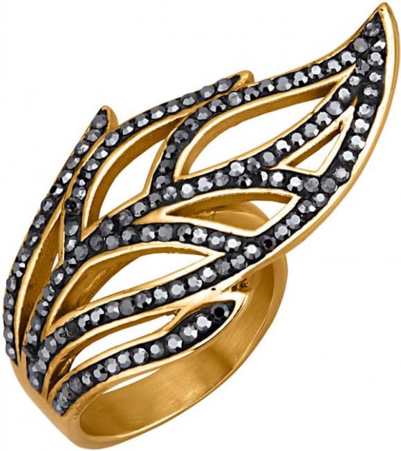 Jacques Lemans Damesring Geelgoudkleur