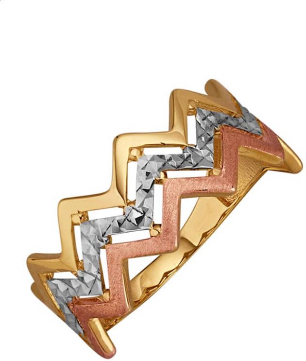 KLiNGEL Damesring 9 kt. Multicolor