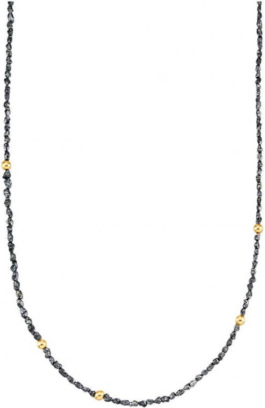 KLiNGEL Ketting met ruwe diamanten Multicolor