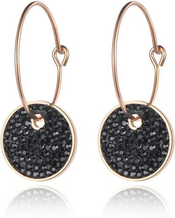 Cilla Jewels Damesoorbellen Black Crystal Storms