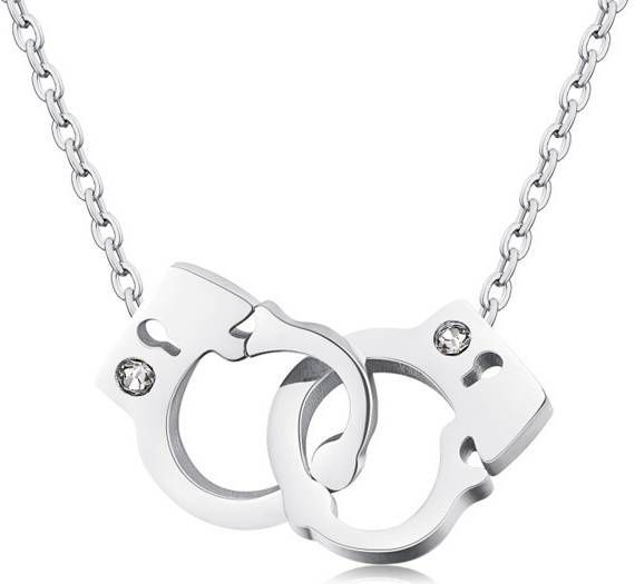 Cilla Jewels ketting Zilver Handcuff Pendant
