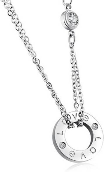 Cilla Jewels ketting Zilver Love Pendant