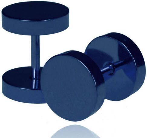 LGT JWLS LGT Jewels Stud oorbellen blauw 8mm