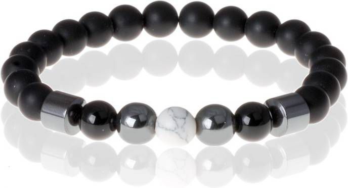Memphis Heren kralen armband Lucky Stone Howliet