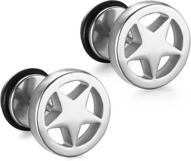 Mendes Star Stud oorbellen Silver