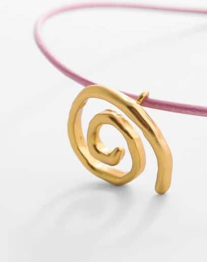 Mango Spiraalvormige choker