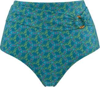 marlies | dekkers Oceana high waisted bikinislip met print en ceintuur