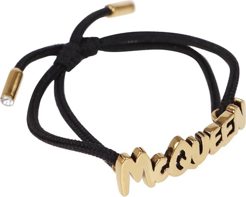 alexander mcqueen 710548f12st1000 armband , Zwart, Dames