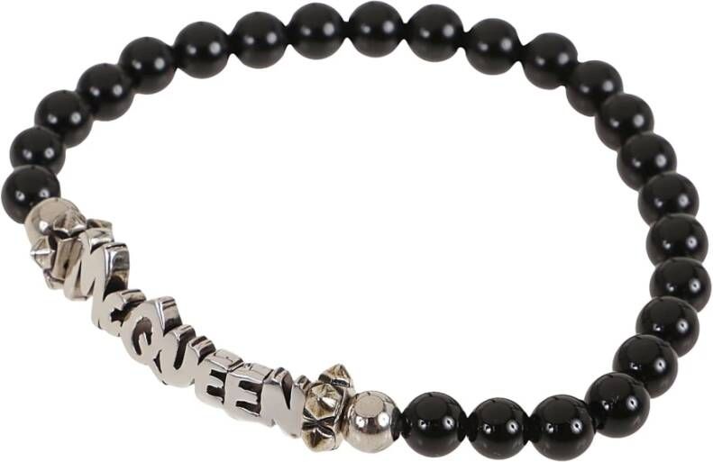 alexander mcqueen 7069801Aaio1010 Bracelet , Zwart, Heren