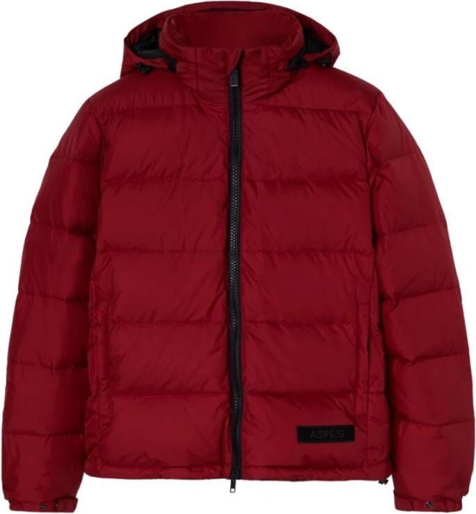 Aspesi Gewatteerde jassen Rood Heren