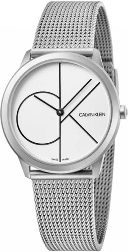 Calvin Klein Minimal K3M5115X horloge , Grijs, Heren