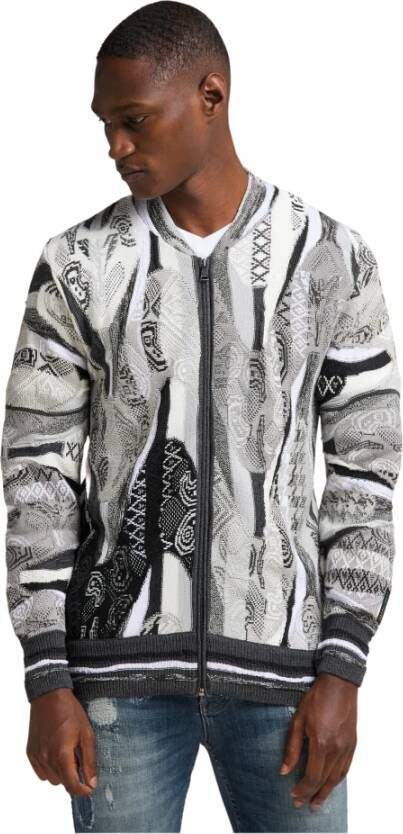 carlo colucci Strickblouson Crozzolin , Grijs, Heren