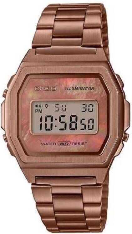 Casio Horloges Vintage Iconic A1000RG 5EF Rosé, goudkleurig