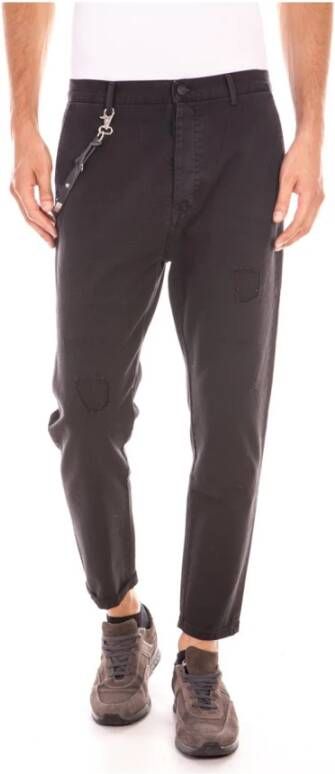 Daniele Alessandrini Slim Fit Jeans Zwart Heren