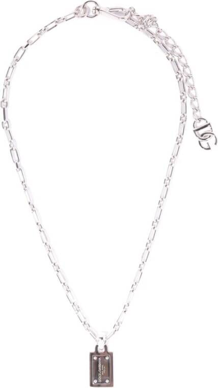 Dolce & Gabbana Kettingen Grijs Heren