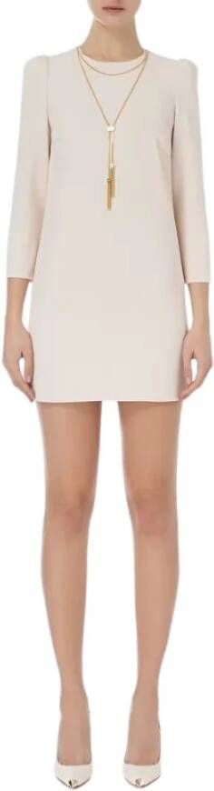 Elisabetta Franchi Casual kleedjes Beige Dames