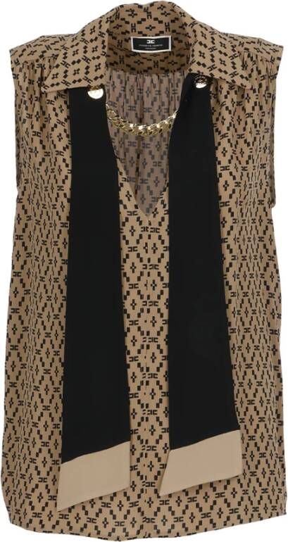 Elisabetta Franchi Longsleeve shirts Bruin Dames