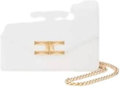 Elisabetta Franchi Schoudertassen Wit Dames