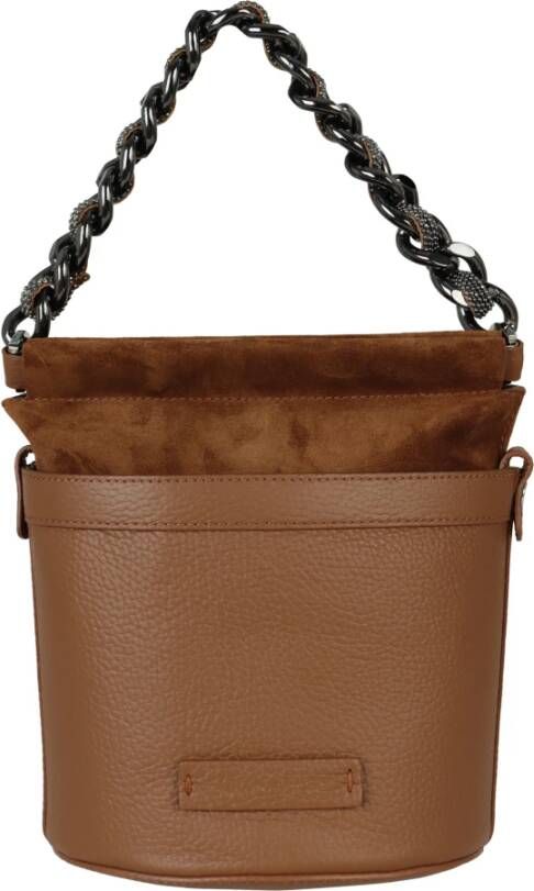 Fabiana Filippi Schoudertassen Bruin Dames