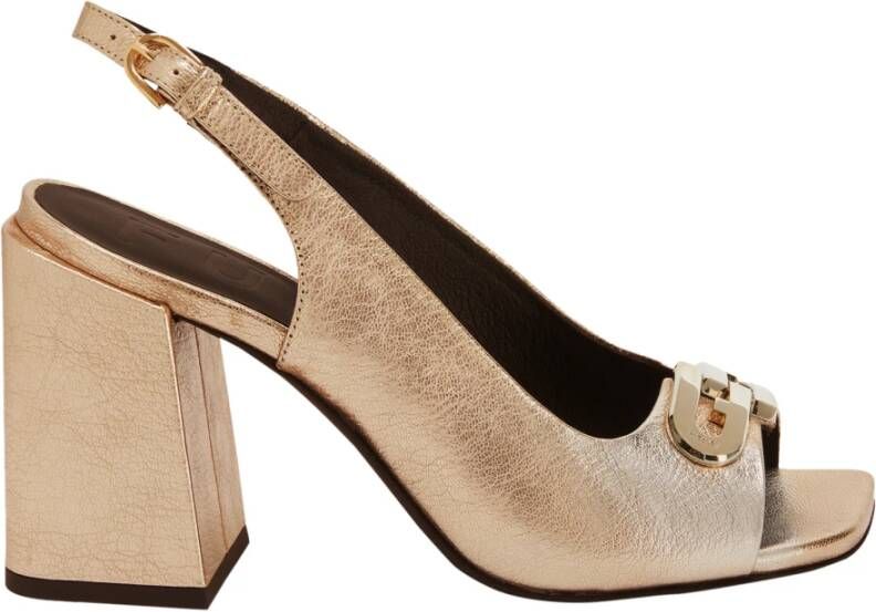 Furla Ketting sandalen , Geel, Dames