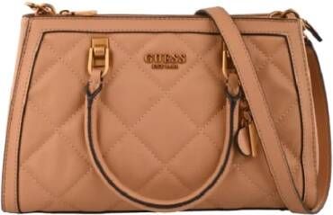Guess Abey Girlfriend Satchel beige Damestas