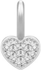 Julie Sandlau Pure Heart Baby Pendant , Grijs, Dames