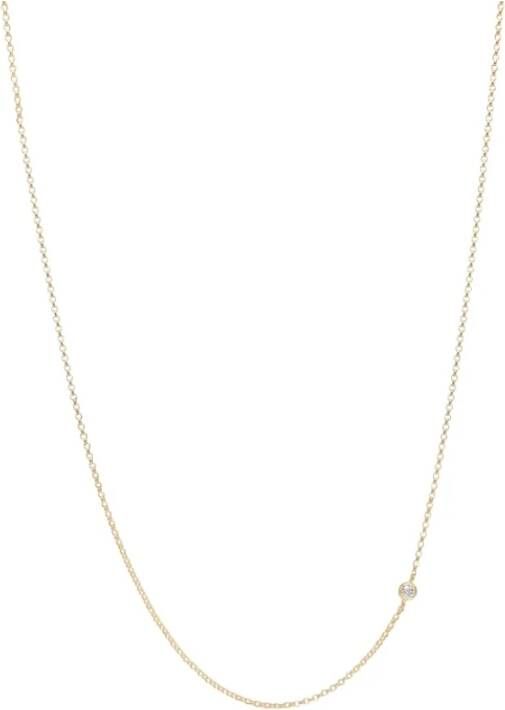 Julie Sandlau Legacy ketting 45 18k goud , Wit, Dames
