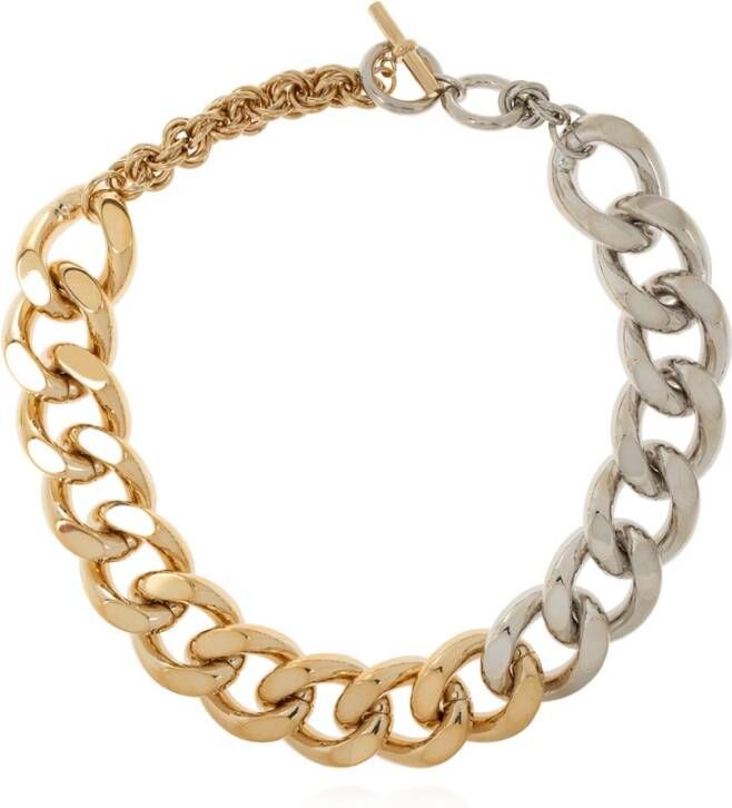 JW Anderson Ketting met dikke links , Geel, Unisex