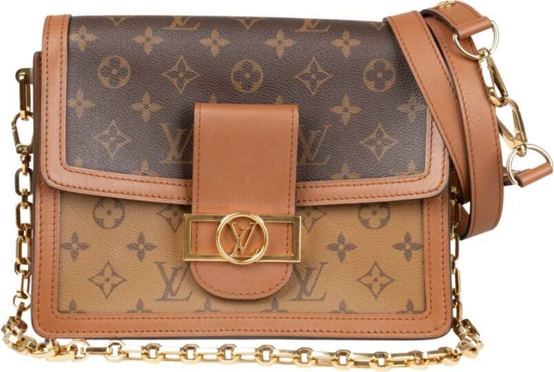 Louis Vuitton Vintage Pre owned Shoulder Bags , Bruin, Dames