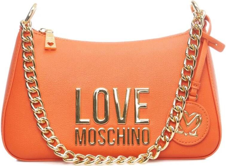 Love Moschino Dames tassen handtas oranje noos , Oranje, Dames
