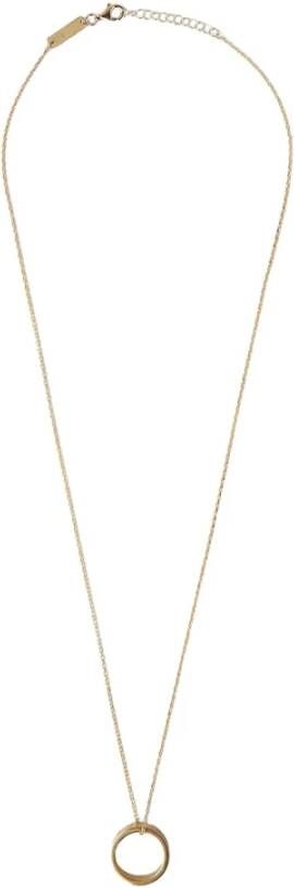 Maison Margiela Number Logo Ring Ketten , Geel, Dames