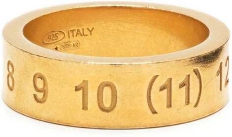 Maison Margiela Ringen Geel Dames