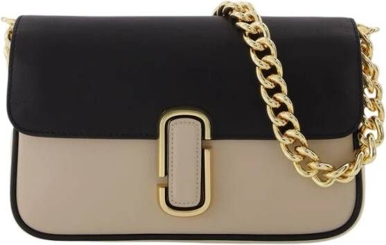 Marc Jacobs De Shoudler tas in hummus multi leer , Beige, Dames