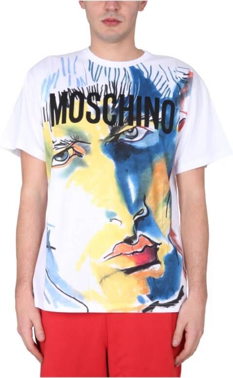 Moschino Shirts Wit Heren