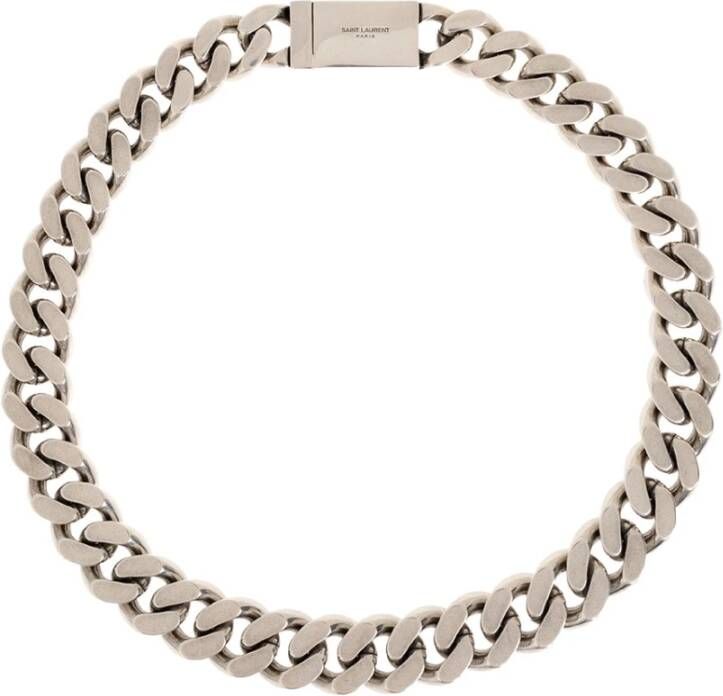 Saint Laurent Kettingen Grijs Heren