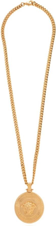 Versace Medusa Biggie ketting , Geel, Heren