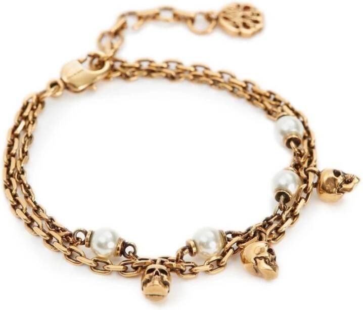 alexander mcqueen Bijoux Golden , Geel, Dames