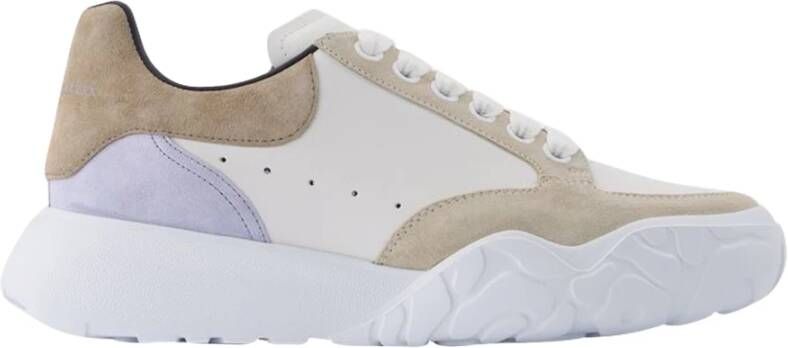 alexander mcqueen Sneaker in beige leer , Beige, Heren