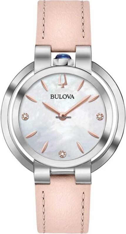 Bulova Donna 96p197 Rubaiyat Watch , Beige, Dames