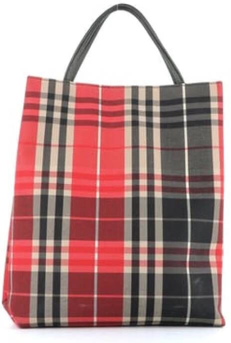 Burberry Vintage Tweedehands tote , Rood, Dames