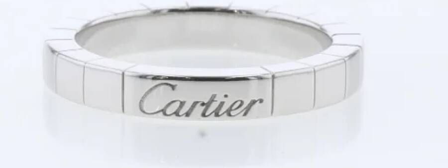 Cartier Vintage Pre owned White Gold rings , Grijs, Dames