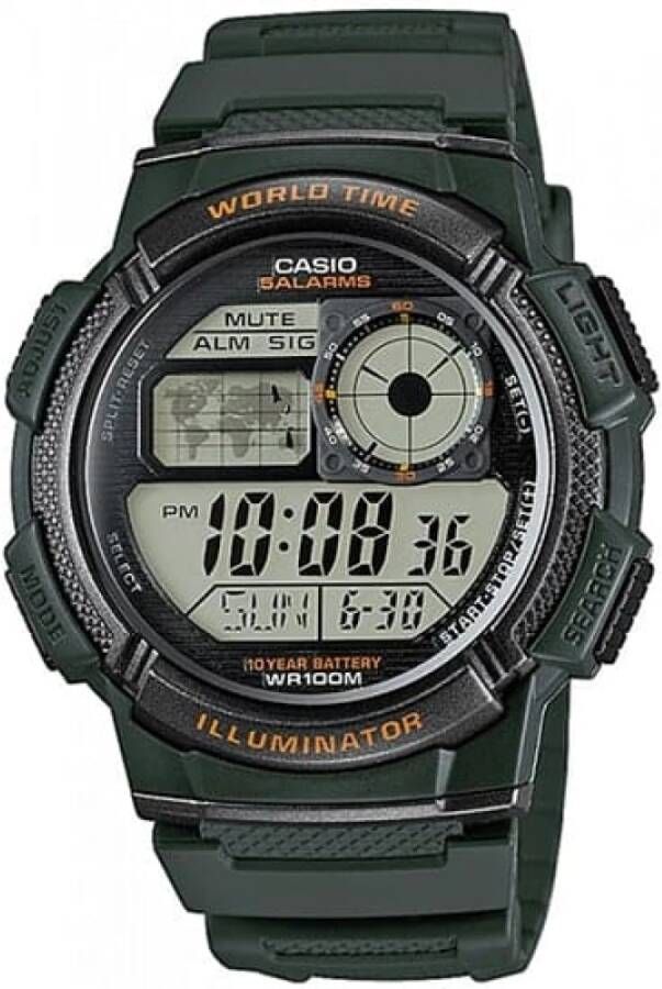 Casio Ae 1000W 3A , Groen, Heren